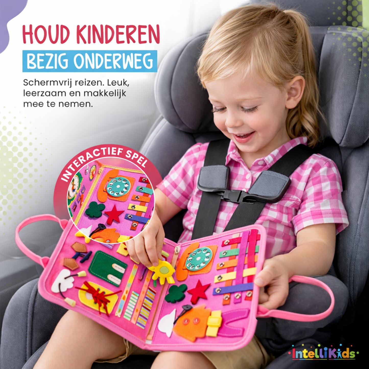 Busy Board zeemeermin roze