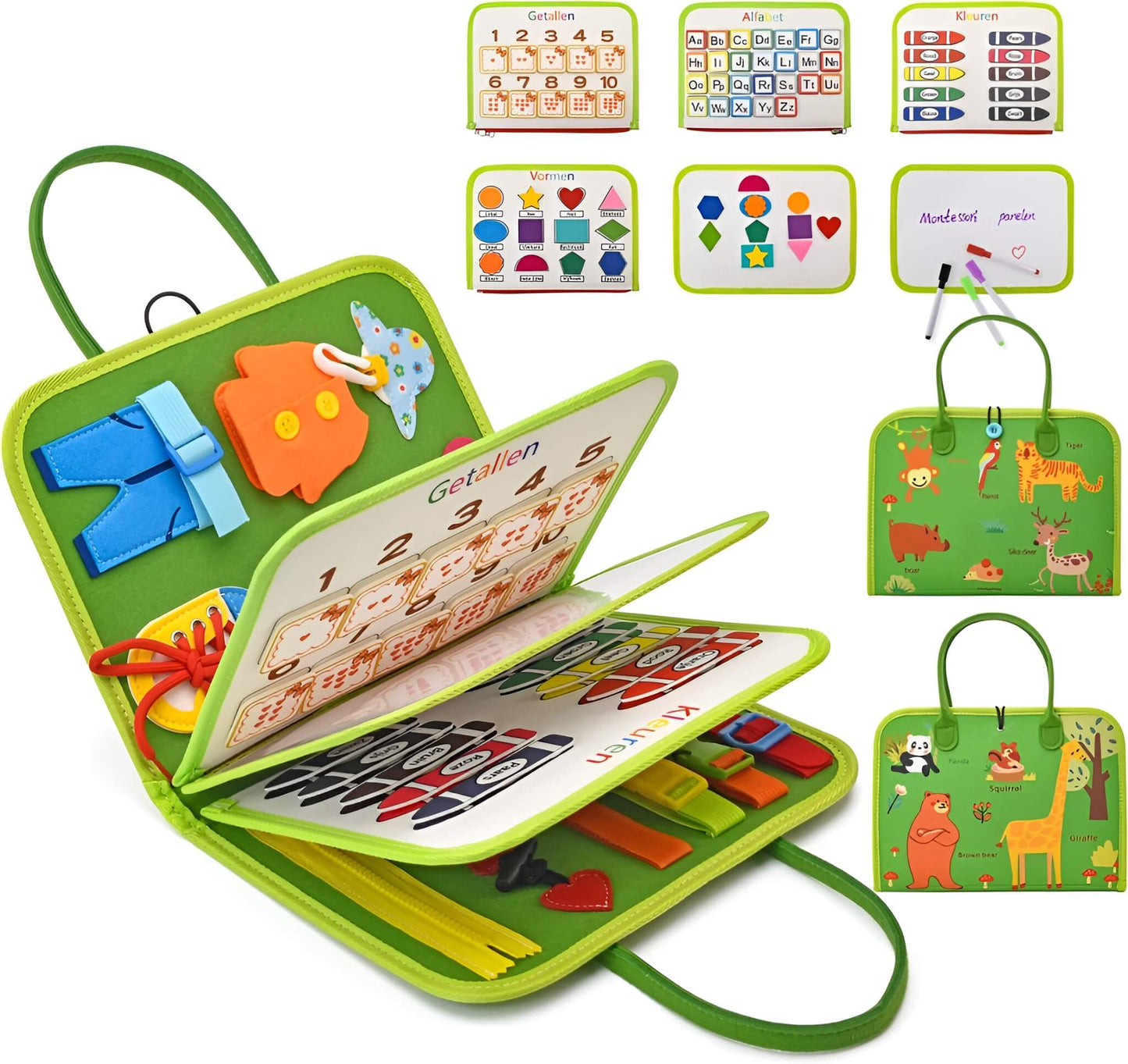 Busy Board dieren groen