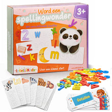 Word een Spellingwonder – Educatief Taalspel met Houten Letters
