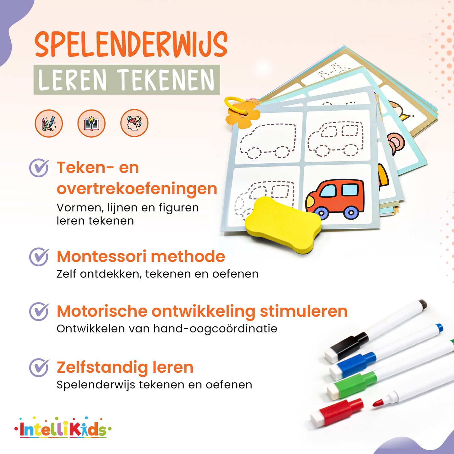 Word een Tekenwonder – Herbruikbare Tekenkaarten Kind