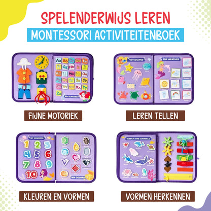 Busy Board zeemeermin paars
