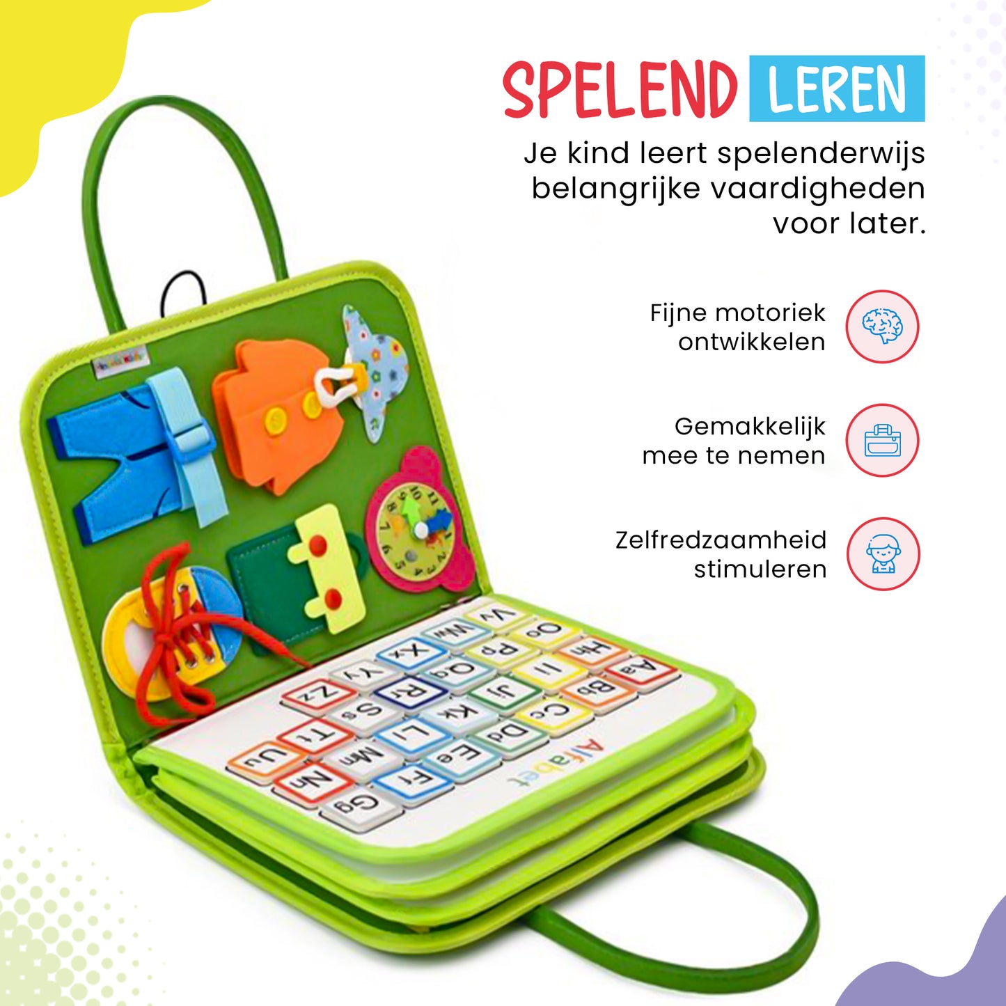 Busy Board dieren groen