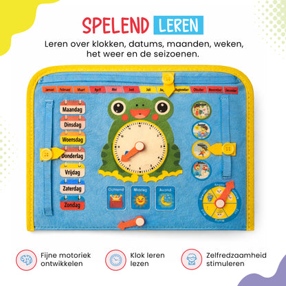 Busy Board dinosaurus blauw