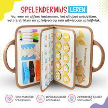 Busy Board dinosaurus beige