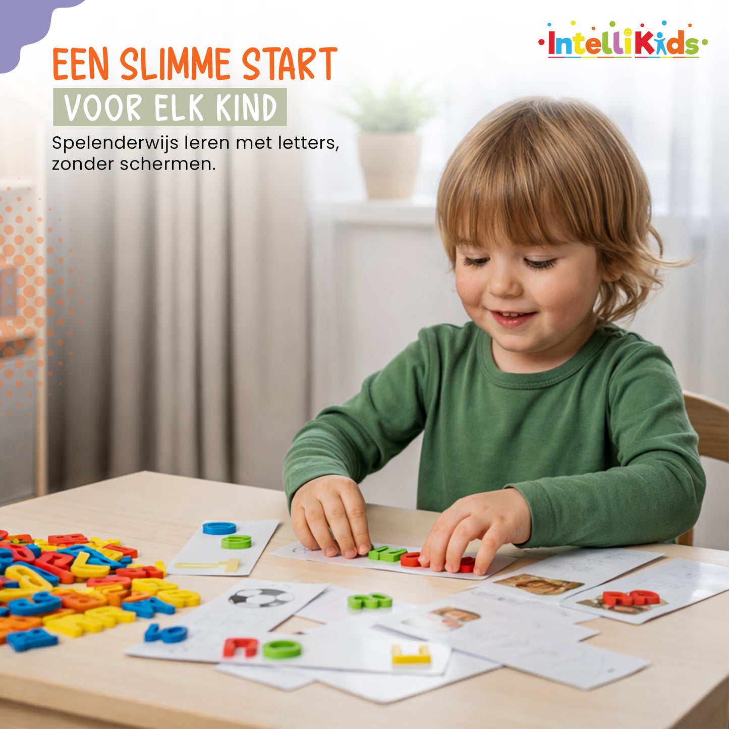 Word een Spellingwonder – Educatief Taalspel met Houten Letters