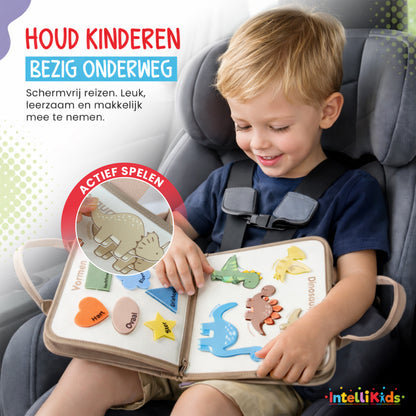 Busy Board dinosaurus beige