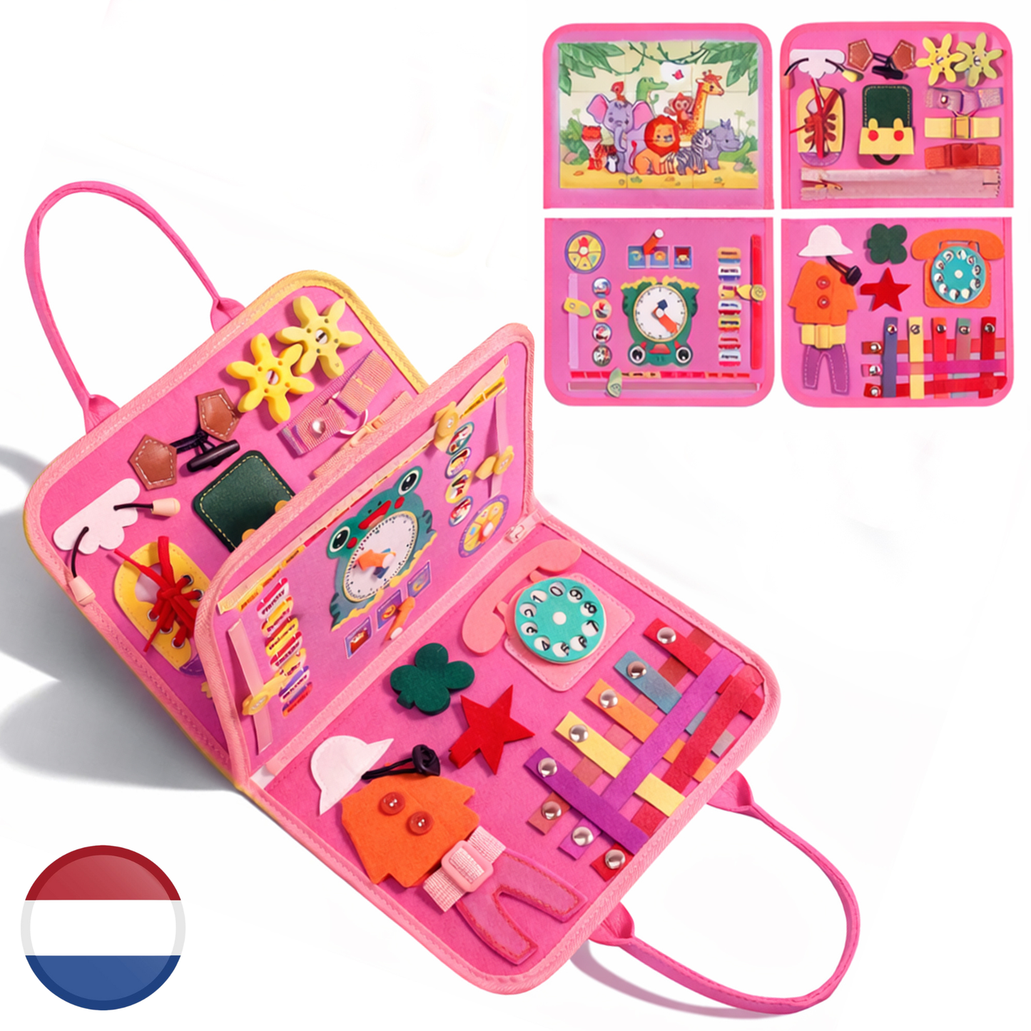 Busy Board zeemeermin roze