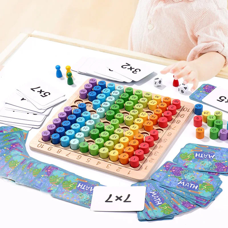 Houten Montessori 3-in-1 Rekenbordspel