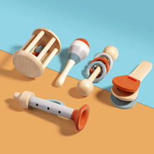 Houten Muziekinstrumenten Set – 5-delig Montessori Speelgoed