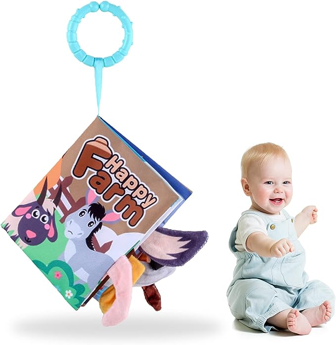 3D Landdieren Knisper Voelboek