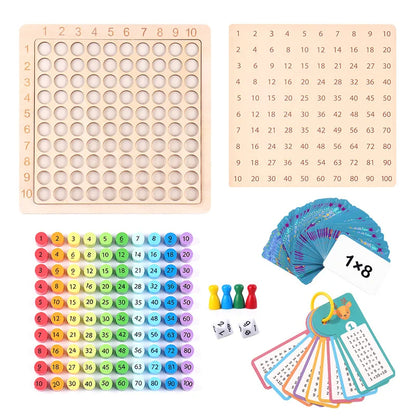 Houten Montessori 3-in-1 Rekenbordspel