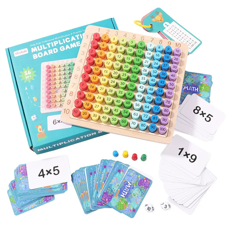 Houten Montessori 3-in-1 Rekenbordspel