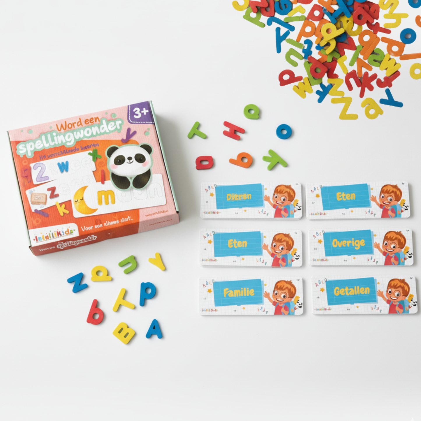 Word een Spellingwonder – Educatief Taalspel met Houten Letters