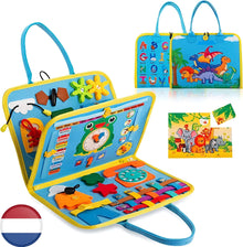Busy Board dinosaurus blauw