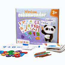 Word een Rekenwonder – Educatief Rekenspel met houten cijfers