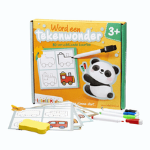 Word een Tekenwonder – Herbruikbare Tekenkaarten Kind