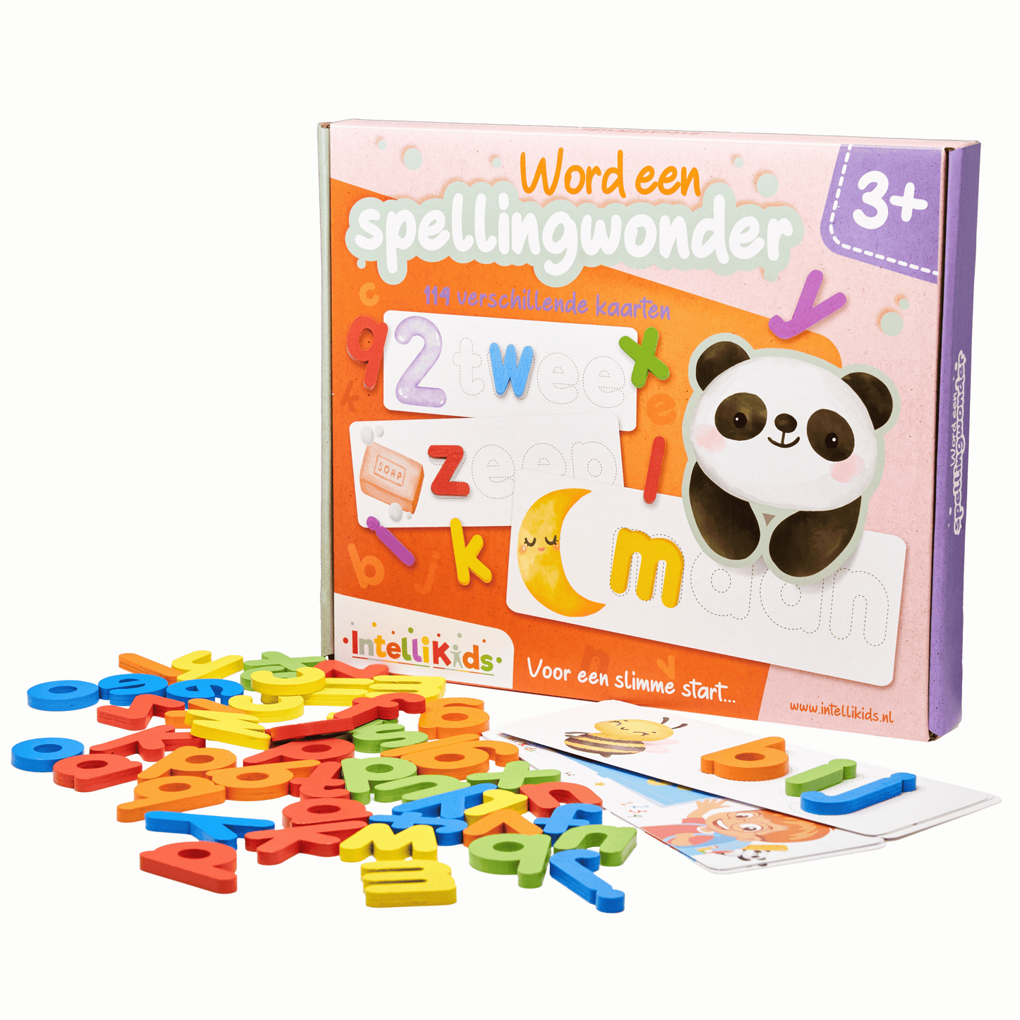 Word een Spellingwonder – Educatief Taalspel met Houten Letters