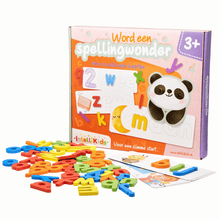 Word een Spellingwonder – Educatief Taalspel met Houten Letters