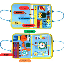 Busy Board dinosaurus blauw