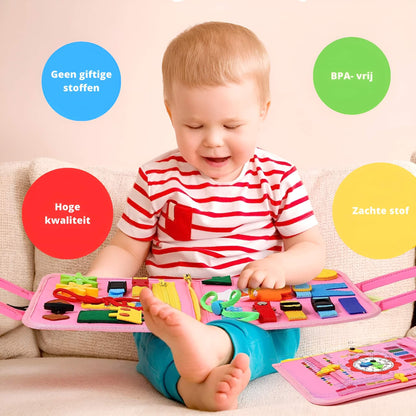Busy Board zeemeermin roze