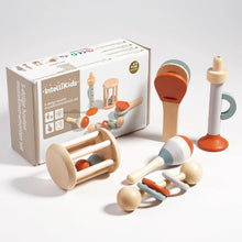 Houten Muziekinstrumenten Set – 5-delig Montessori Speelgoed