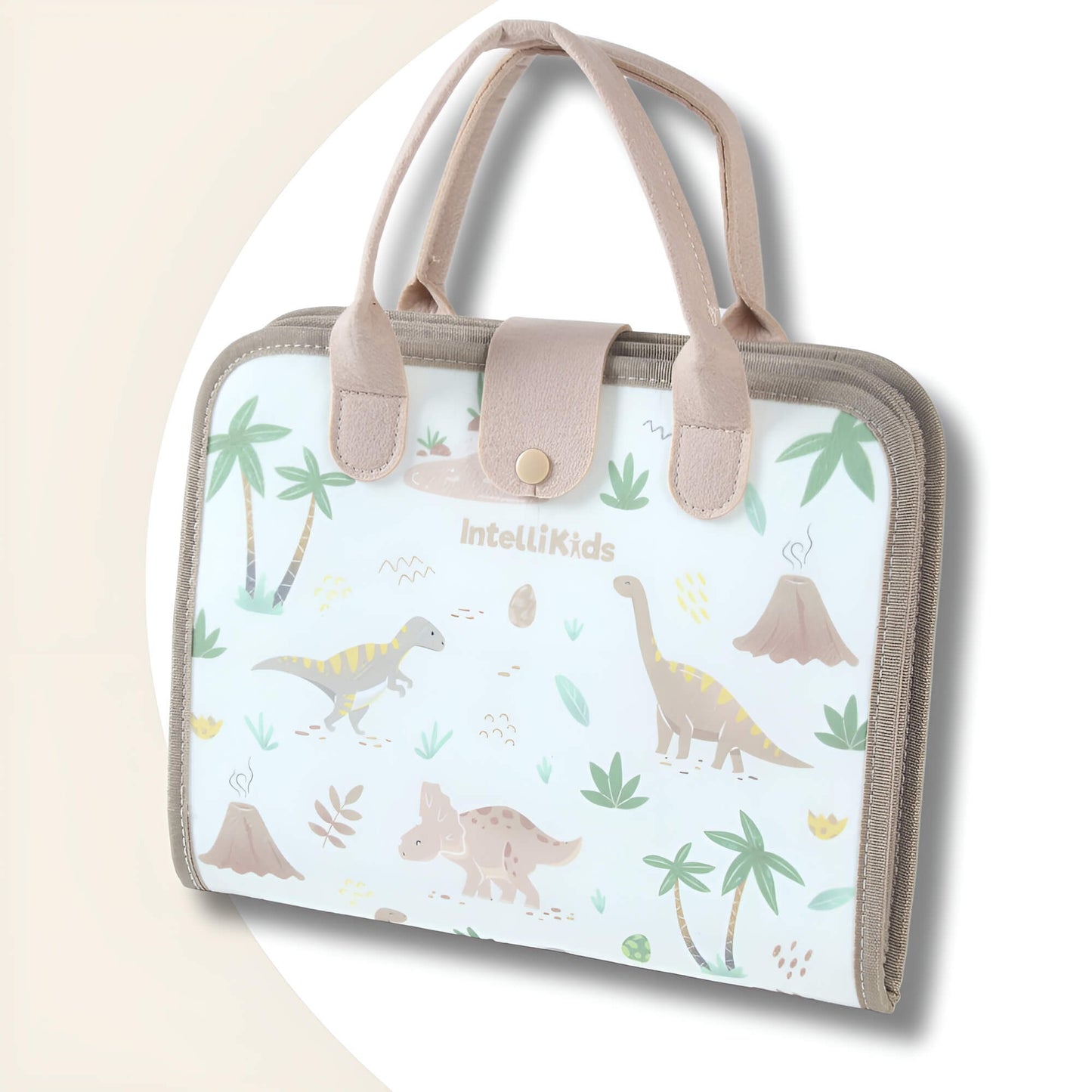 Busy Board dinosaurus beige
